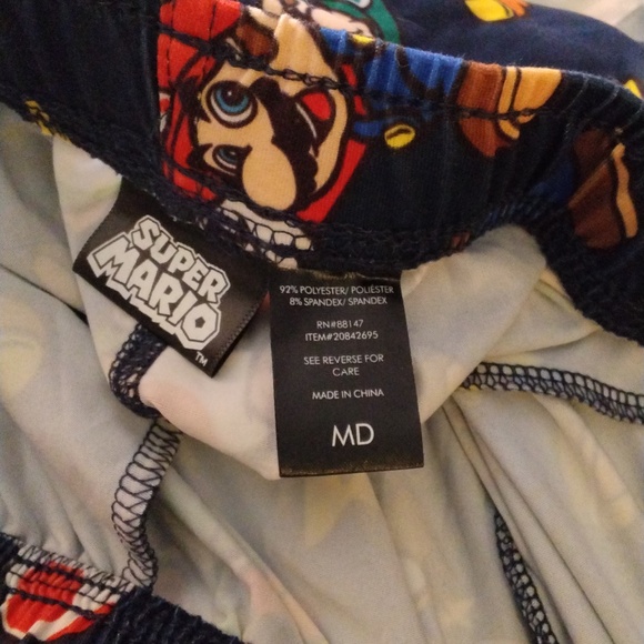 Super Mario Men's Pajama Pants Size M - Picture 4 of 5